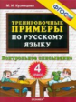 Кузнецова. 5000. Тренировочные примеры по русскому языку 4кл. Контрольное списывание