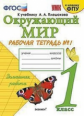 Соколова. УМКн. Рабочая тетрадь. Окружающий мир. 1кл. №1 Плешаков ФПУ